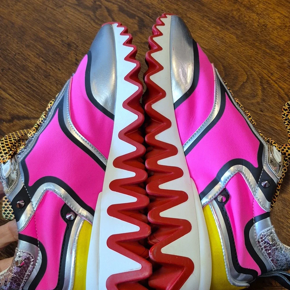 Christian Louboutin Sharkina Sneaker Neo SP Star Version Multi Color (#1640) - Picture 15 of 17